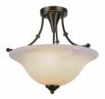 6540-BN 3lt Semi-flush-mrbzld Glass